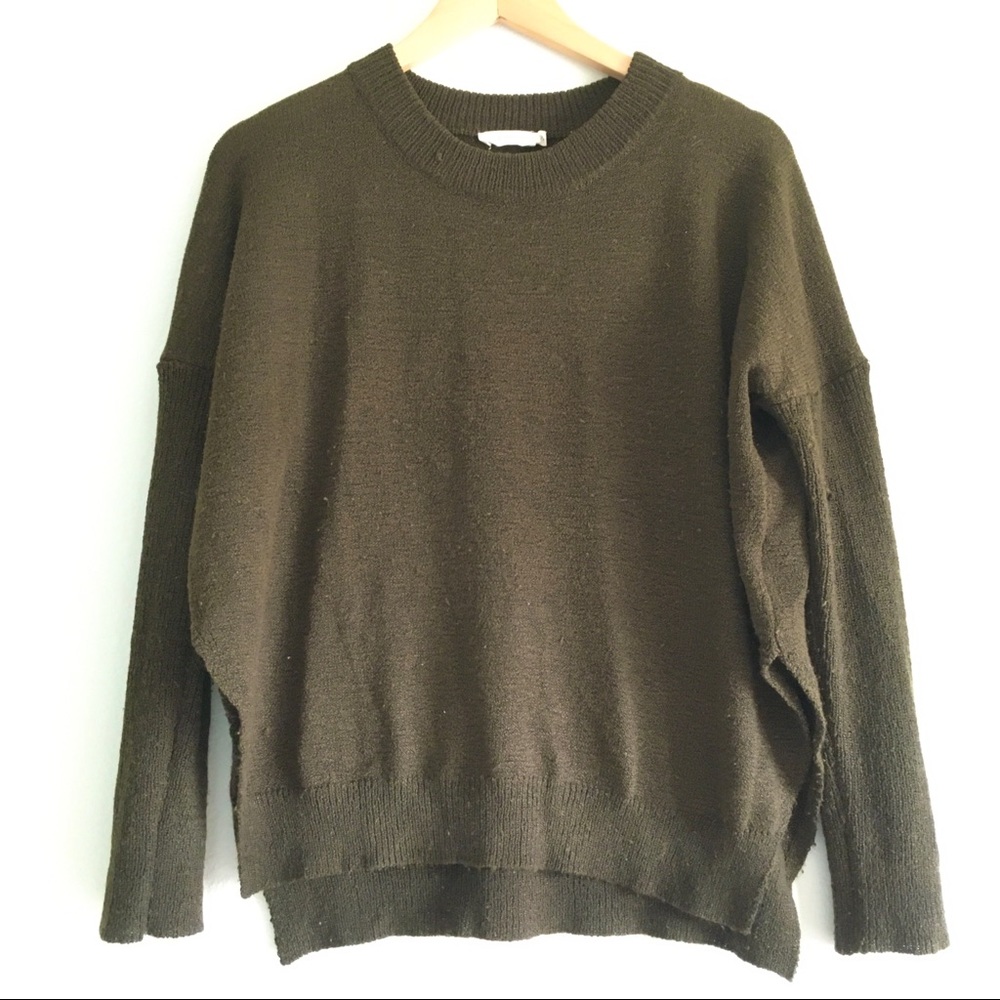 Lush olive sweater